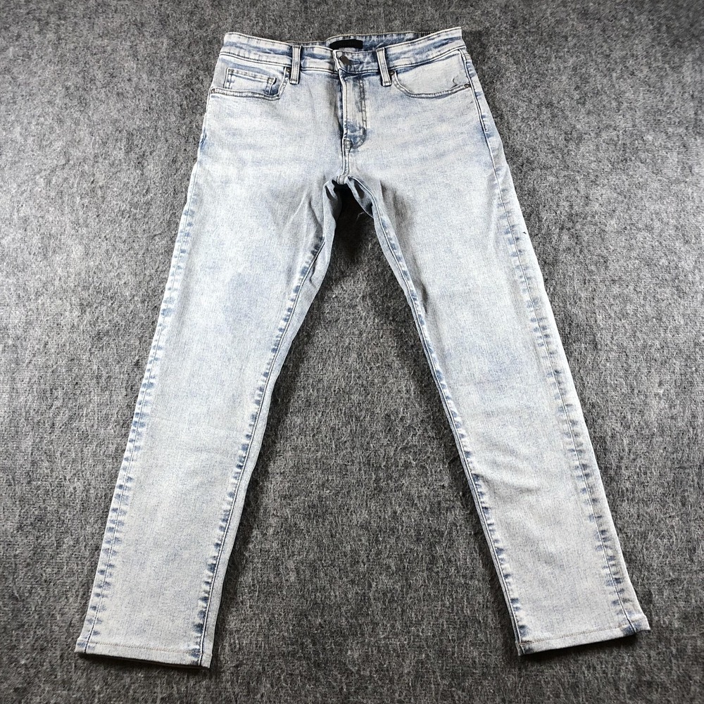 UNIQLO Slim Skinny Jeans Men's 29x34 Light Wash Stretch Denim